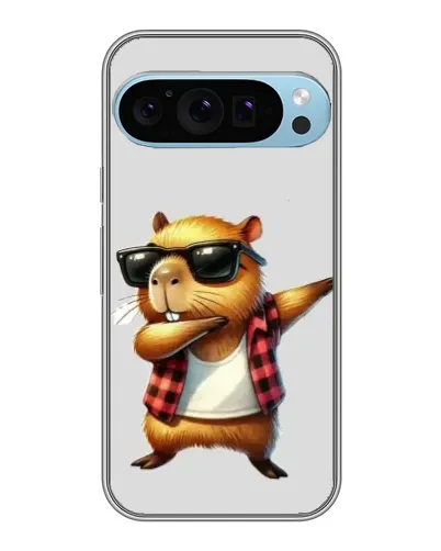 Чохол для Google Pixel 9 Pro з картинкою «Капібара репер даб»