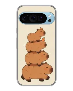 Чохол для Google Pixel 9 Pro з картинкою «Вежа з капібар»