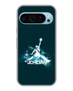 Чохол для Google Pixel 9 з картинкою «Jordan Blue Fire»