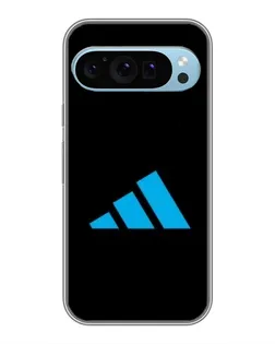 Чехол для Google Pixel 9 с картинкой «Adidas Cyan Logo»