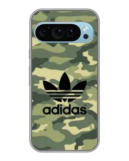 Чехол для Google Pixel 9 с картинкой «Милитари стиль Adidas»