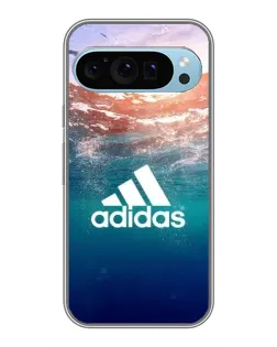 Чехол для Google Pixel 9 с картинкой «Океанская глубина адидас»