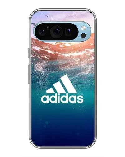 Чехол для Google Pixel 9 с картинкой «Океанская глубина адидас»