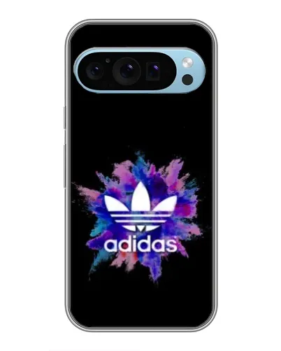 Чехол для Google Pixel 9 с картинкой «Взрыв красок Adidas»