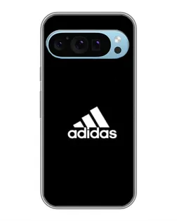 Чехол для Google Pixel 9 с картинкой «Черная классика Adidas»