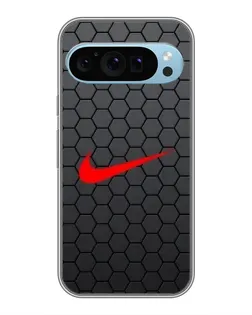 Чохол для Google Pixel 9 з картинкою «Nike — карбонова сітка»