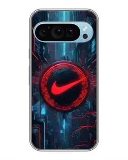 Чохол для Google Pixel 9 з картинкою «Техногенний стиль Nike»