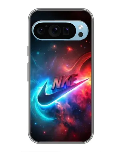 Чохол для Google Pixel 9 з картинкою «Вогняний логотип Nike»