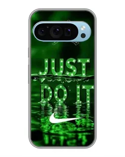 Чохол для Google Pixel 9 з картинкою «Зелений неоновий Nike»