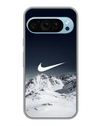 Чохол для Google Pixel 9 з картинкою «Nike — зимові гори»