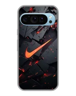 Чохол для Google Pixel 9 з картинкою «Nike — ефект розломів»