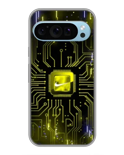 Чохол для Google Pixel 9 з картинкою «Nike — золота іскра»