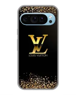 Чехол для Google Pixel 9 с картинкой «LV — золотые искры»