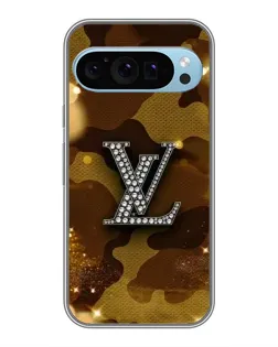 Чехол для Google Pixel 9 с картинкой «Камуфляжный Louis Vuitton»
