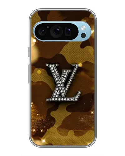 Чехол для Google Pixel 9 с картинкой «Камуфляжный Louis Vuitton»