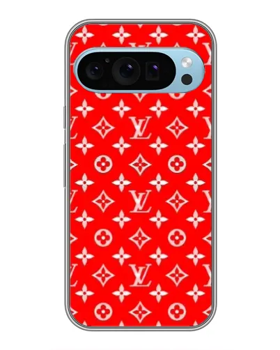 Чехол для Google Pixel 9 с картинкой «Яркий паттерн LV»