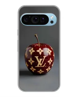Чехол для Google Pixel 9 с картинкой «Красное яблоко LV»
