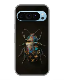 Чехол для Google Pixel 9 с картинкой «LV — мраморный принт»