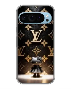 Чехол для Google Pixel 9 с картинкой «Монограмма с фигурой»