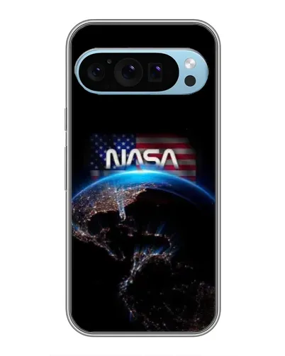 Чохол для Google Pixel 9 з картинкою «Земля з космосу NASA»