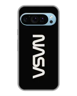 Чохол для Google Pixel 9 з картинкою «NASA — вертикальний логотип»