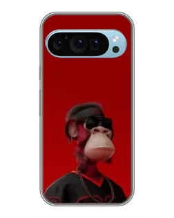 Чохол для Google Pixel 9 з картинкою «Bored Ape в червоному»