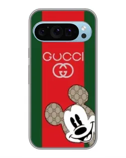 Чохол для Google Pixel 9 з картинкою «Gucci — смуги та Міккі»