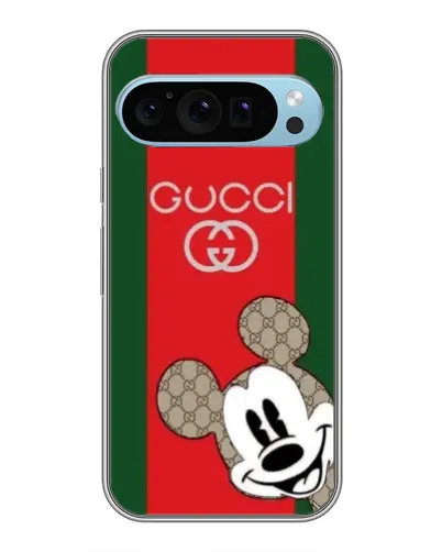 Чохол для Google Pixel 9 з картинкою «Gucci — смуги та Міккі»