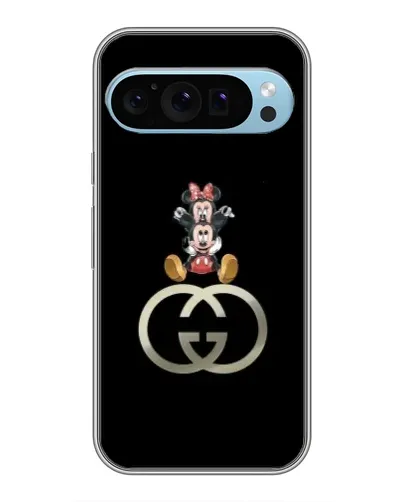 Чохол для Google Pixel 9 з картинкою «Мінні Маус на лого»