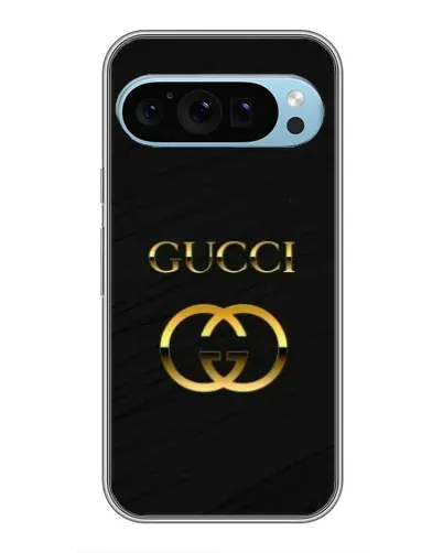 Чохол для Google Pixel 9 з картинкою «Золотий логотип Gucci»