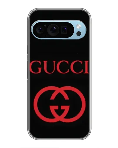 Чохол для Google Pixel 9 з картинкою «Gucci — червоний логотип»