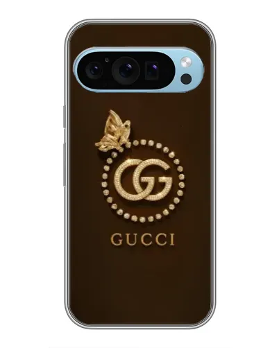 Чохол для Google Pixel 9 з картинкою «Gucci — золотий метелик»