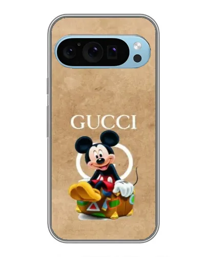 Чохол для Google Pixel 9 з картинкою «Міккі Маус Gucci — крафт»