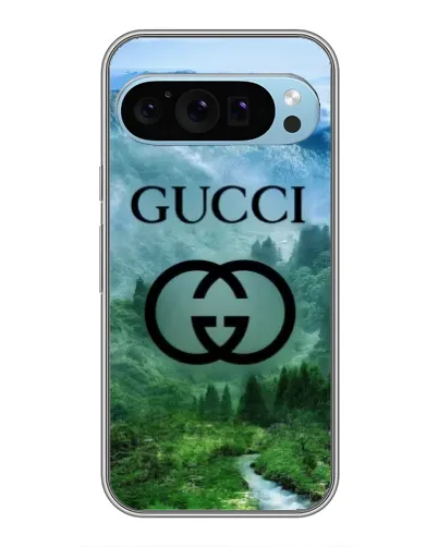 Чохол для Google Pixel 9 з картинкою «Gucci — гірський пейзаж»