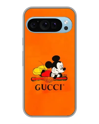 Чохол для Google Pixel 9 з картинкою «Міккі Маус Gucci — помаранч»