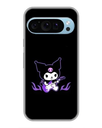 Чехол для Google Pixel 9 с картинкой «Электрическая Kuromi»
