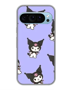 Чехол для Google Pixel 9 с картинкой «Паттерн с Kuromi»