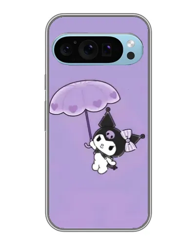 Чехол для Google Pixel 9 с картинкой «Kuromi с зонтиком»
