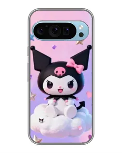 Чехол для Google Pixel 9 с картинкой «Рок-звезда Kuromi»