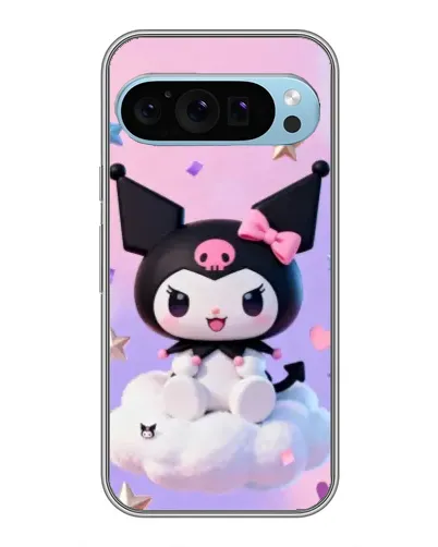 Чехол для Google Pixel 9 с картинкой «Рок-звезда Kuromi»