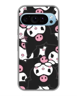 Чехол для Google Pixel 9 с картинкой «Kuromi с сердечком»