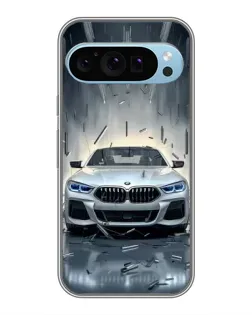Чохол для Google Pixel 9 з картинкою «BMW у світлі фар»