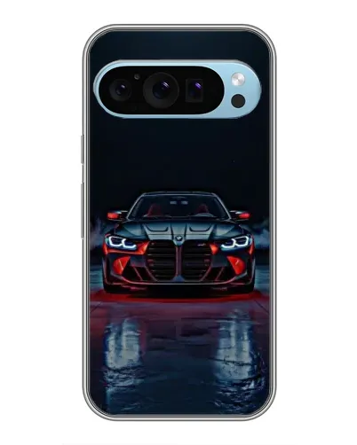Чохол для Google Pixel 9 з картинкою «BMW на мокрій дорозі»