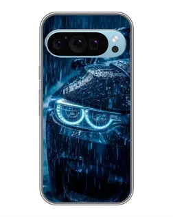 Чехол для Google Pixel 9 с картинкой «BMW под дождем»