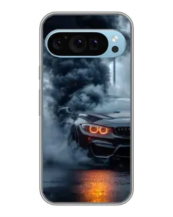 Чехол для Google Pixel 9 с картинкой «BMW M-Power — абстракция»