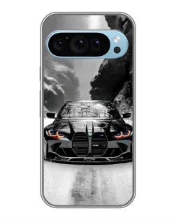 Чехол для Google Pixel 9 с картинкой «BMW — акварельный дрифт»