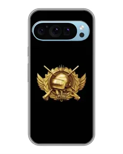 Чехол для Google Pixel 9 с картинкой «PUBG — оранжевый градиент»