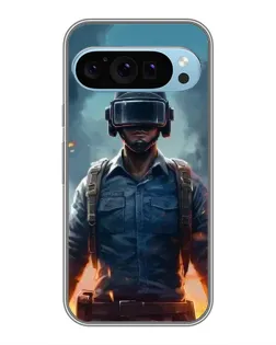 Чехол для Google Pixel 9 с картинкой «PUBG — реалистичный герой»