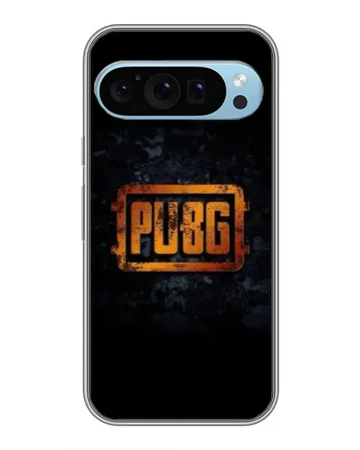 Чехол для Google Pixel 9 с картинкой «PUBG — золотой логотип»