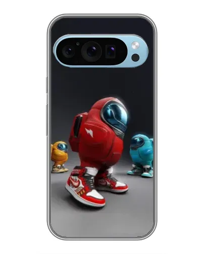 Чехол для Google Pixel 9 с картинкой «Among Us — 3D стиль»